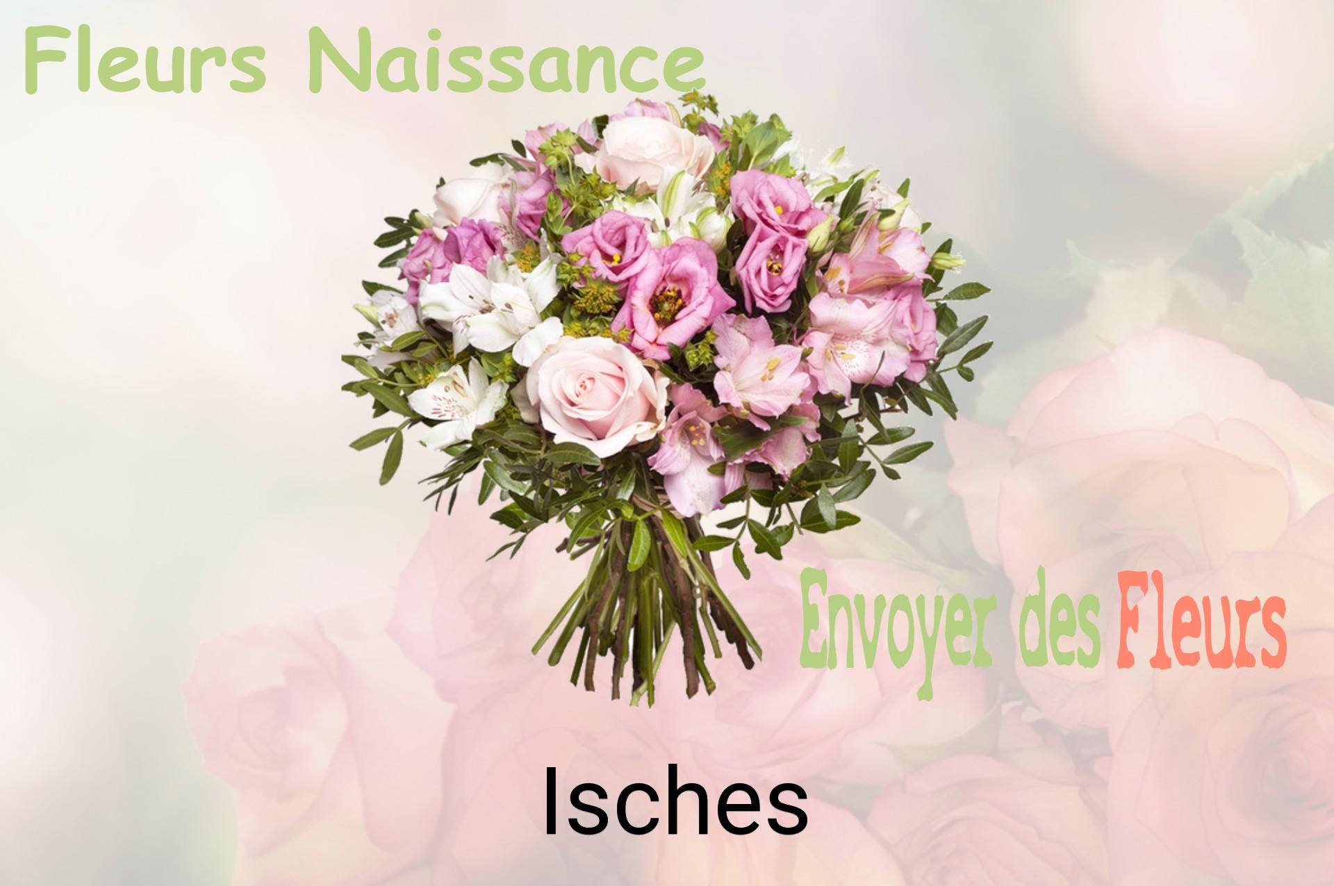 Bouquet de fleurs de naissance livré à Isches